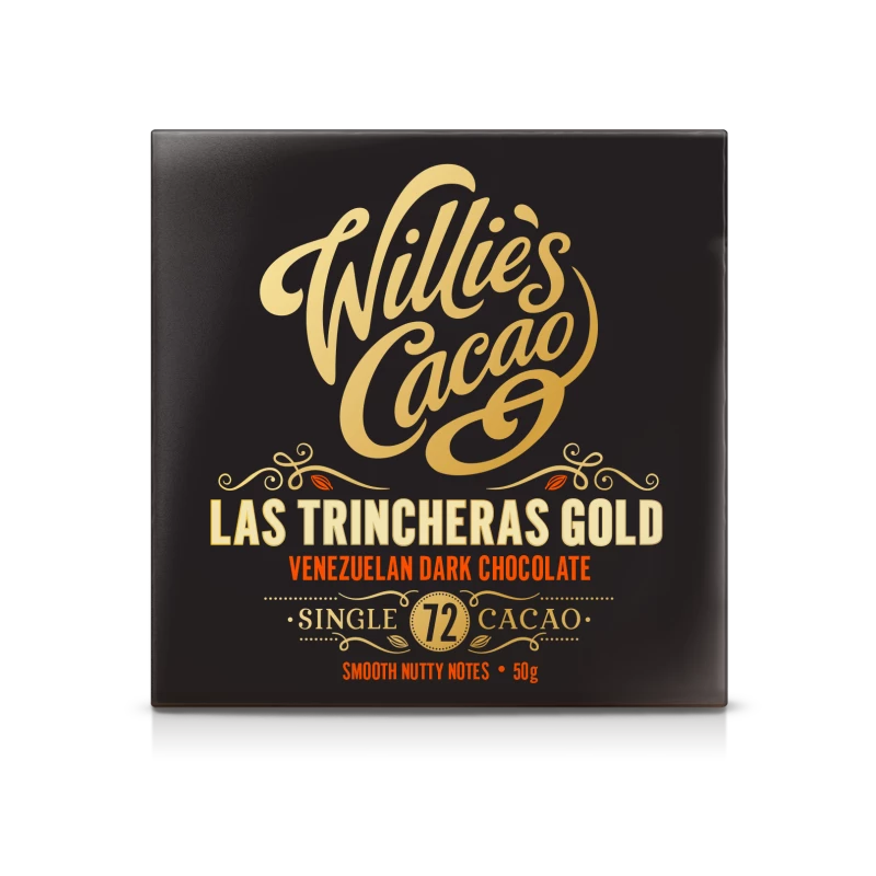 Willie's Cacao Las Trincheras Gold Venezuelan Dark Chocolate (50g)