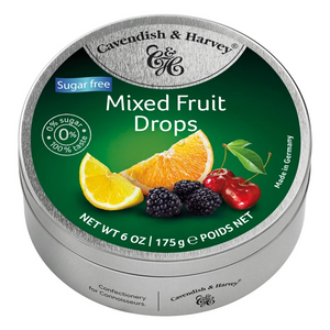 Cavendish & Harvey Sugar Free Mixed Fruit Drops (175g)
