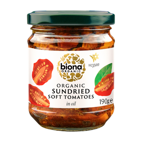 Biona Organic Sundried Soft Tomaotes in Oil (190g)