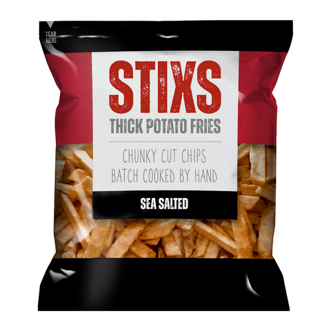 Stixs Sea Salted Thick Potato Fries (60g)