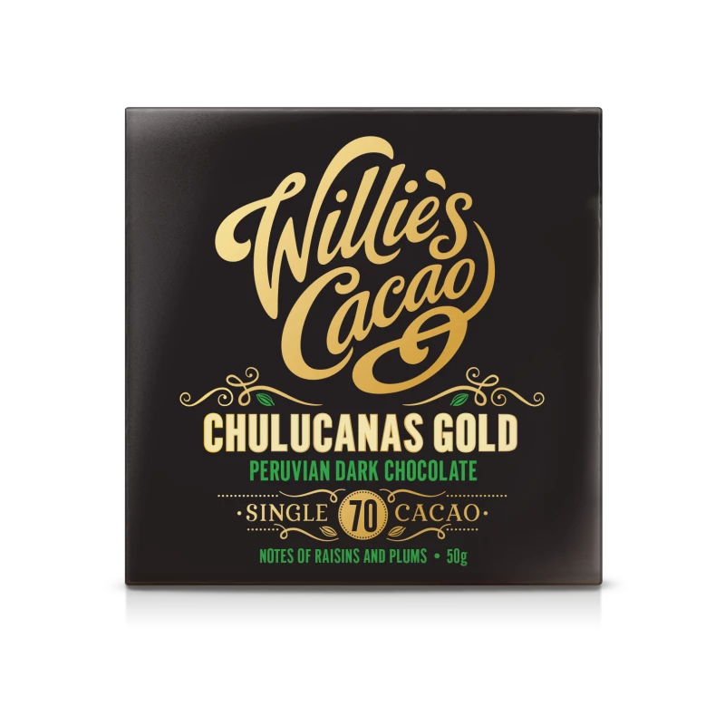 Willie's Cacao Chulucanas Gold Peruvian Dark Chocolate (50g)