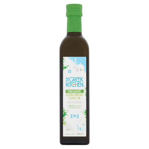 The Greek Kitchen Organic Unfiltered Extra Virgin Olive Oil (500ml)