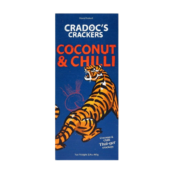 Cradoc's Coconut & Chilli Crackers (80g)