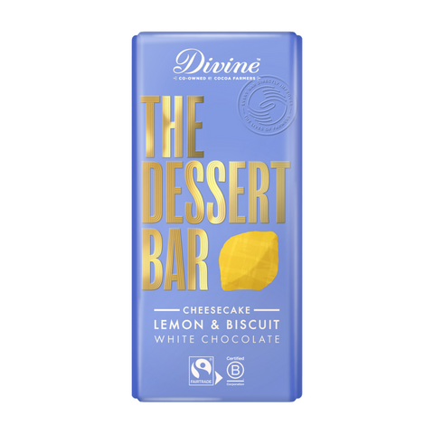 Divine White Chocolate Lemon Cheesecake Dessert Bar (180g)