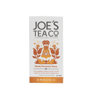 Joe's Tea Co Feisty Turmeric Guru Organic Tea (15 Pyramids)