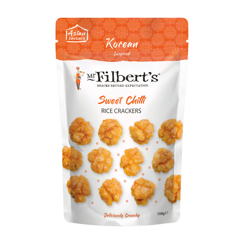 Mr Filbert's Korean Inspired Sweet Chilli Rice Crackers (150g)