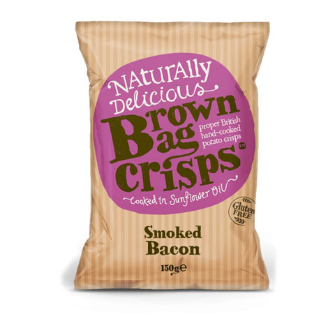 Brown Bag Crisps Smoked Bacon Crisps (150g)