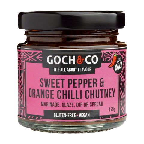 Goch & Co Sweet Pepper & Orange Chilli Chutney (125g)