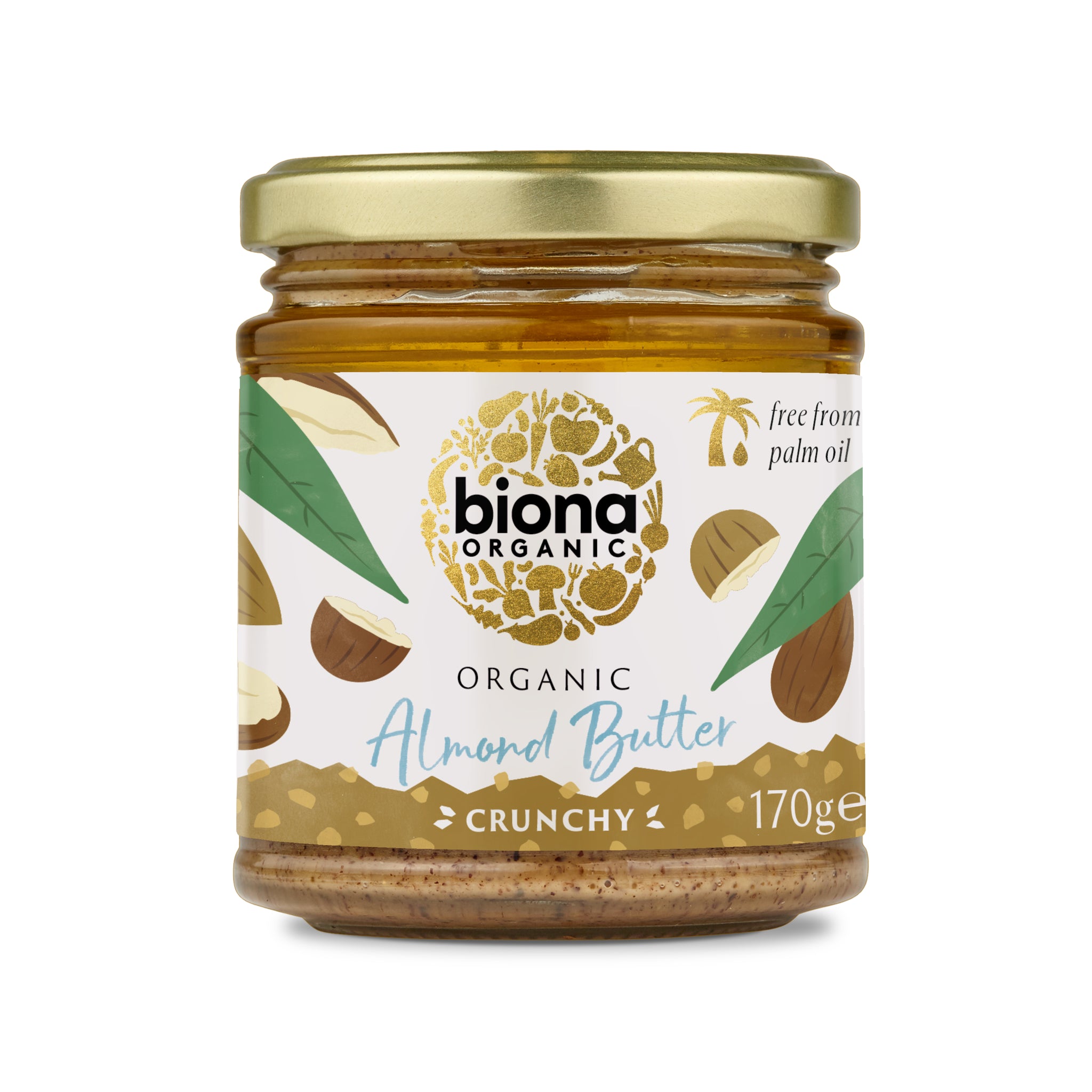 Biona Organic Crunchy Almond Butter (170g)