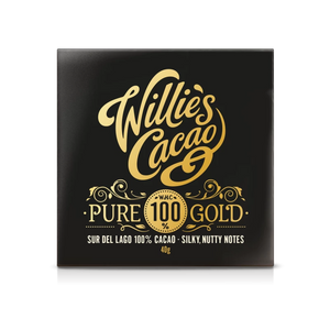 Willie's Cacao Pure Gold 100% Cacao Chocolate (40g)
