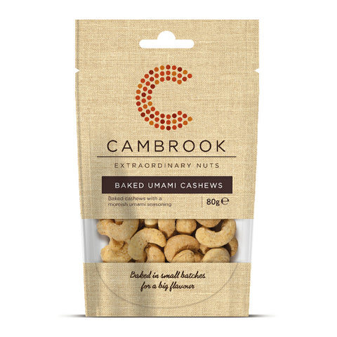 Cambrook Baked Umami Cashews (80g)