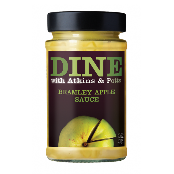 DINE with Atkins & Potts Bramley Apple Sauce (195g)