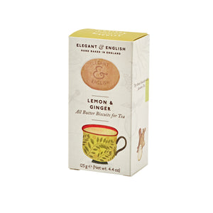 Artisan Biscuits Elegant & English Lemon & Ginger Biscuits (125g)