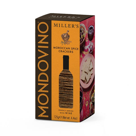 Artisan Biscuits Miller's Mondovino Moroccan Spice Crackers (125g)