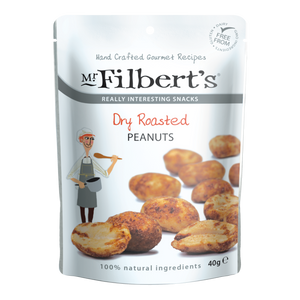 Mr Filbert's Dry Roasted Peanuts Pocket Snacks (40g)