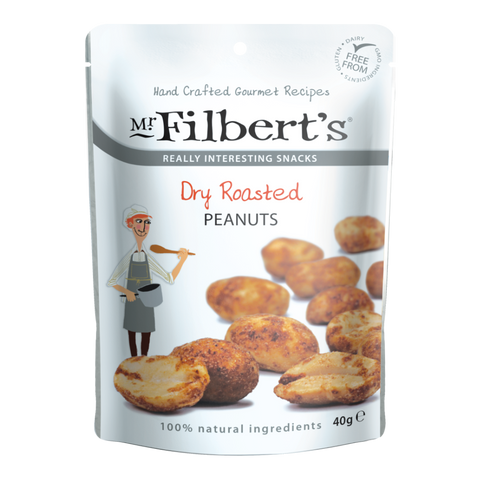 Mr Filbert's Dry Roasted Peanuts Pocket Snacks (40g)