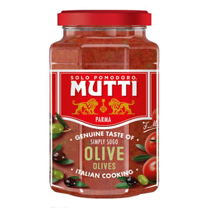 Mutti Pasta Sauce with Olives (400g)