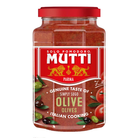 Mutti Pasta Sauce with Olives (400g)