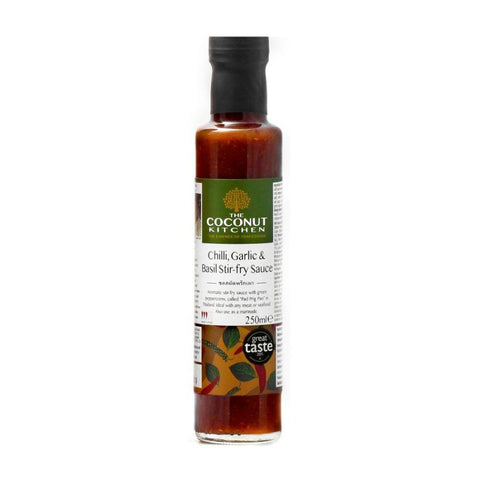 The Coconut Kitchen Chilli Garlic & Basil Stir-Fry Sauce (250ml)